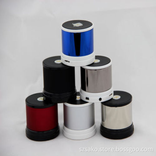 Mini Bluetooth Speaker for Car/Vehicle, FM Radio, Plug-and-Play, TF Card Slot, Built-in Battery